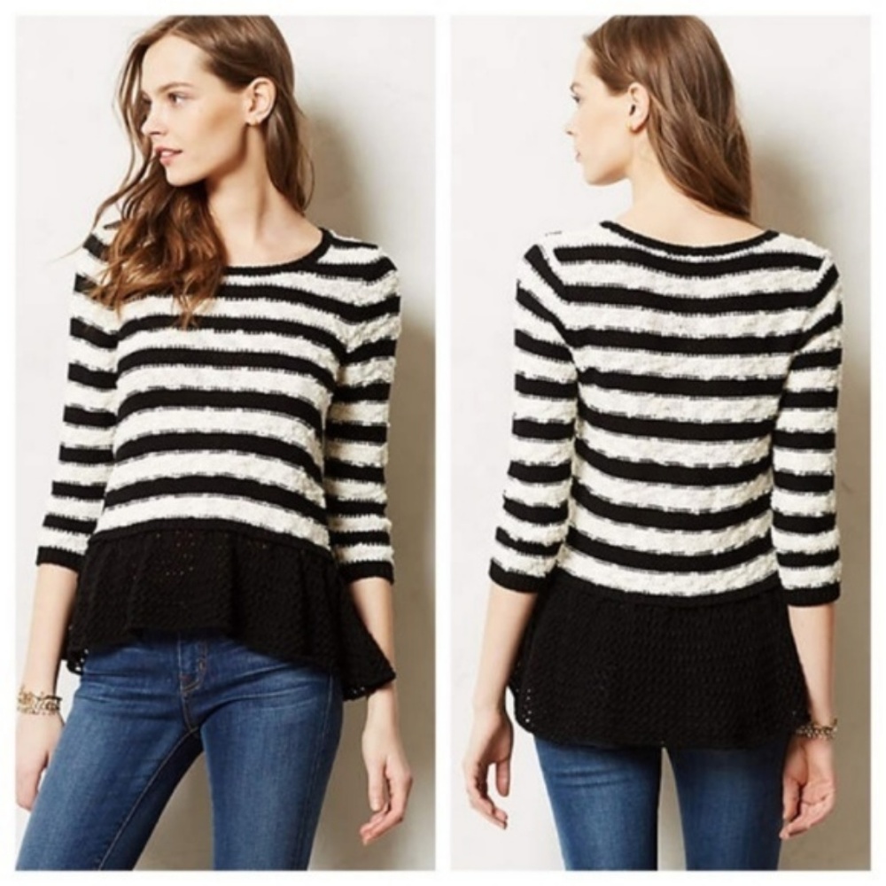 Anthropologie Knitted & Knotted Sweater